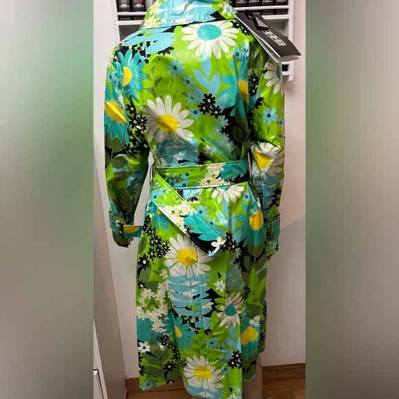 MONCLER LOWEST PRICE NOW Richard Quinn floral cotton-canvas raincoat - Picture 2 of 14